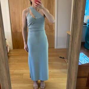 Sage wedding guest dress